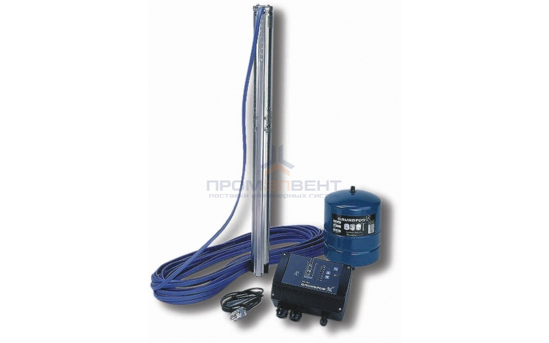 Комплект для поддержания постоянного давления с насосом Grundfos SQE 2-55