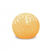 12-075 Светильник декоративный, настольный, "Салют" маленький, керамический, Е14 25Вт, 220В, размер: 16*16*14 см.