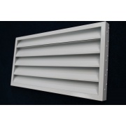 Алюминиевая жалюзийная решетка накладная НН