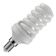 Лампа энергосберегающая ESL QL7 15W 6400K E14 спираль d46x98 холодная