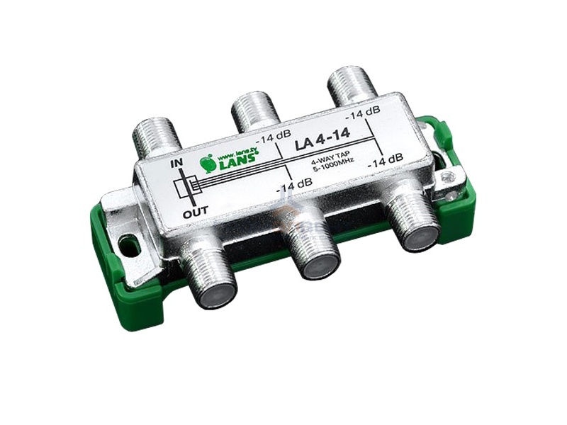 Ответвитель 4 отвода 14.0 дБ