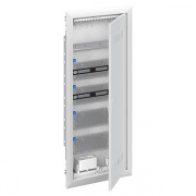 Шкаф мультимедийный с дверью с вентиляционными отверстиями и DIN-рейкой UK650MV (5 рядов)