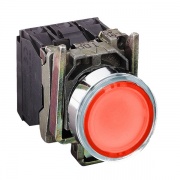 Кнопка Schneider Electric XB4BW34B5 c возвратом, с подсветкой 22мм красная